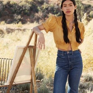 NWT Doen Sparrow Top in Semolina